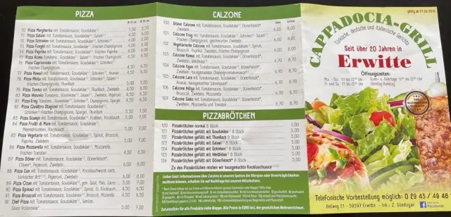BookNoFees: Εστιατόριο – Cappadocia Döner Grill Pizza – Erwitte – Cappadocia Döner Grill Pizza, φωτογραφία 2