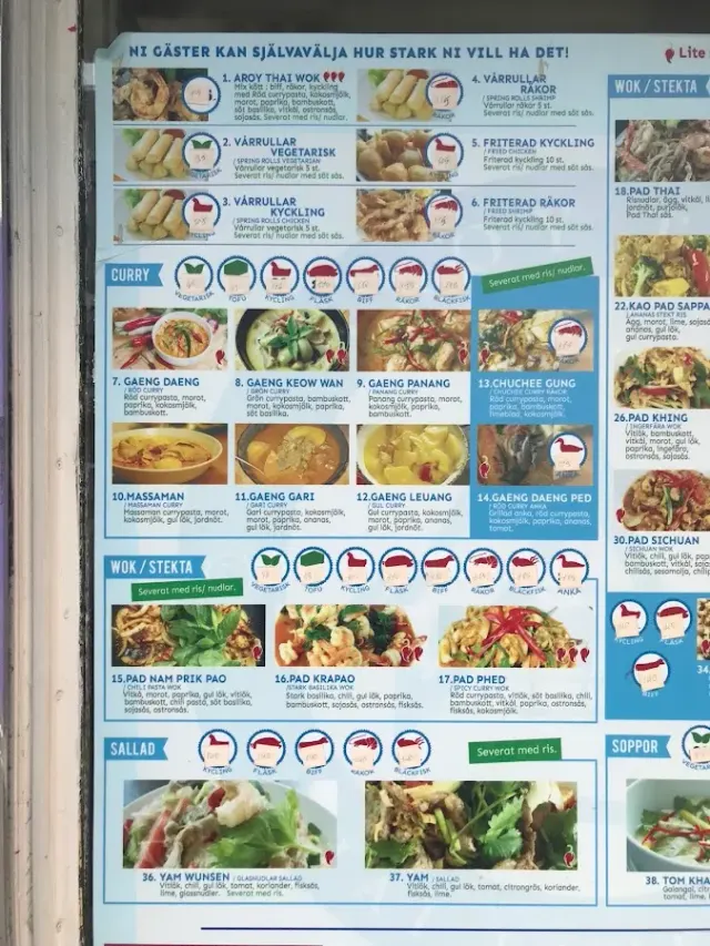 BookNoFees: Σνακ μπαρ – Aroy Thai Take Away – Stockholm – Aroy Thai Φαγητό για έξω, φωτογραφία 2