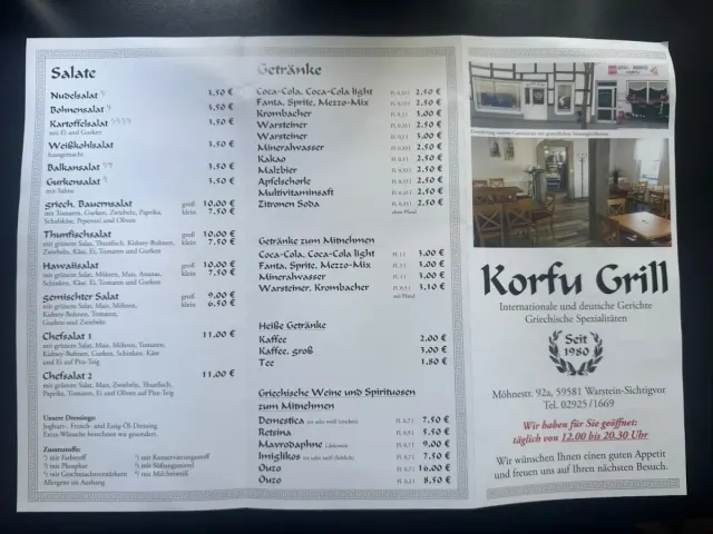 BookNoFees: Εστιατόριο – Grillstube Korfu – Warstein-Sichtigvor – Grillstube Κέρκυρα, φωτογραφία 2