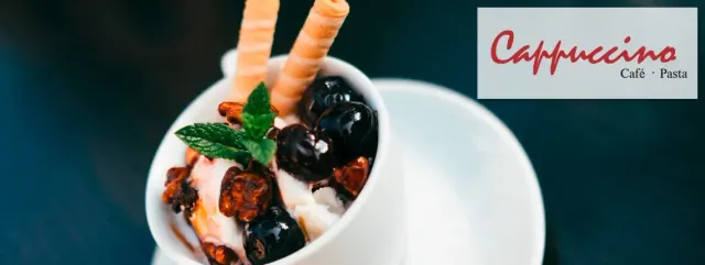 BookNoFees: Εστιατόριο – Café und Pastahaus Cappuccino – Bad Sassendorf – Καφετέρια και εστιατόριο με ζυμαρικά Cappuccino, φωτογραφία 3