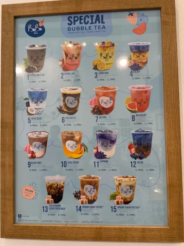 BookNoFees: Εστιατόριο – Bubu Bubble Tea – Budapest – Bubu Bubble Tea, φωτογραφία 3